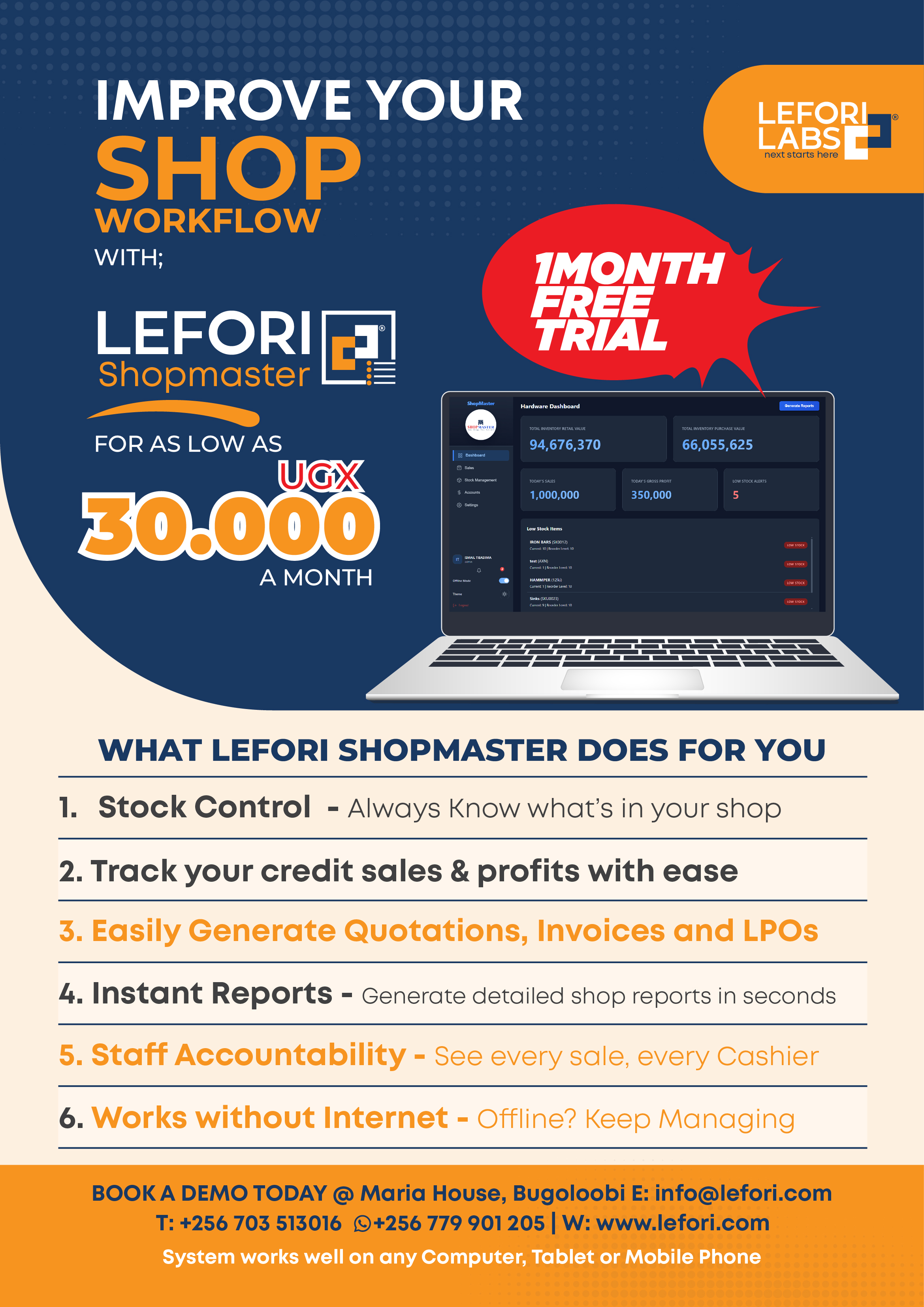 Lefori Shopmaster poster